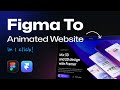 Figma To Real Animated Websites Magically! – No Code Needed | Figma To Framer Sites