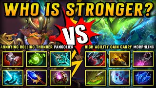 WHO IS STRONGER? Between Annoying Rolling Thunder Bzm Pangolier Vs. High AGI Gain Carry Morphling