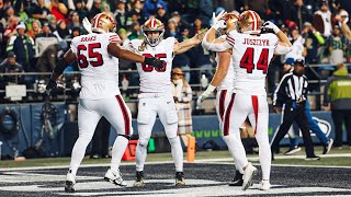 Every George Kittle Catch from 2-TD Game vs. Seahawks | 49ers