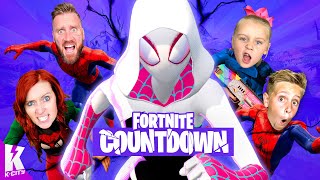 Countdown to Fortnite Fracture! (Unlocking the Spider Verse) K-CITY GAMING