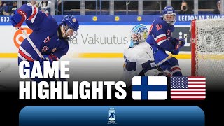 Highlights: Finland vs USA | 2024 #U18MensWorlds