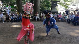 2018下名栗諏訪神社の獅子舞を見に行ってきた