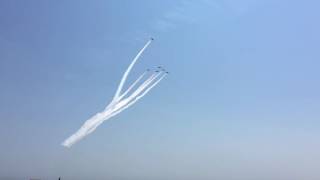 Geico Skytypers - Missing Man Formation in honor of William Gordon
