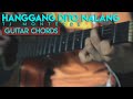 HANGGANG DITO NALANG BY TJ MONTERDE | EASY GUITAR CHORDS FOR BEGINNERS | RJMOLINA