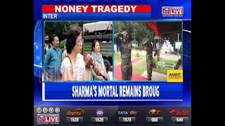 Dima Hasao: Mortal remains of armymen Balaram Sharma brought home to Haflong