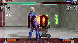 KOF15 アッシュ Ash 3.3bar サンキュロット stun combo dmg1001 ver.1.63 #KOFXV #KOF15