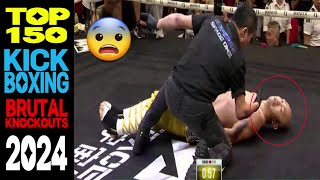 TOP 150 KICKBOXING BRUTAL KNOCKOUTS OF THE YEAR 2024 [HD]