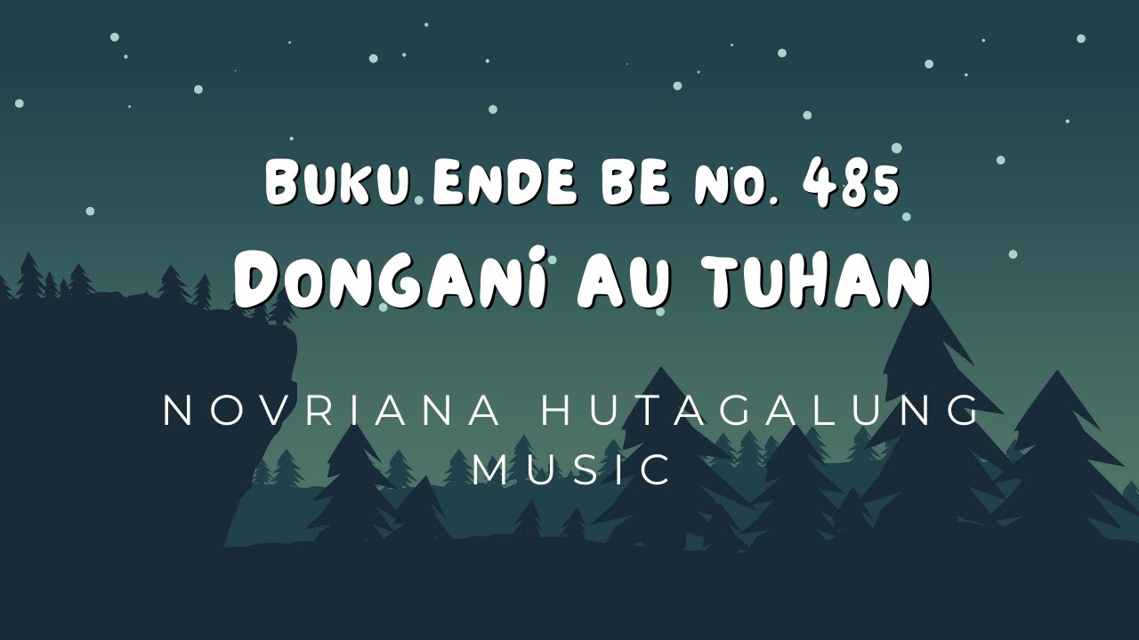 Buku Ende BE No. 485 Dongani Au Tuhan Piano Novriana Gloria HKBP Batu ...