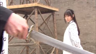 The girl falls from the sky and beats down the Japanese master with matchless Kung Fu. ⚔ action