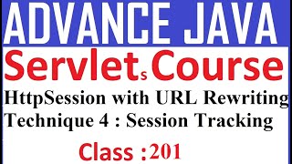 201 HttpSession with URL Rewriting | Technique 4 Session Tracking | Session Handling | Management
