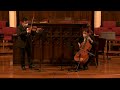 schulhoff duo for violin and cello