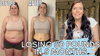 HOW I LOST 50 POUNDS IN 5 MONTHS | My Weight Loss Journey | Weight Loss Tips