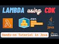 Create AWS Lambda Function with CDK in Java | Create and Deploy AWS Lambda written in Java