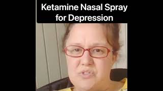 Ketamine nasal spray at home for depression