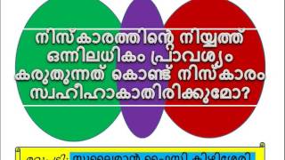 നിസ്കാരത്തിന്‍റെ നിയ്യത്ത് ഒന്നില്‍ കൂടുതല്‍ പ്രാവശ്യം കരുതിയാല്‍ നിസ്കാരം സ്വഹീഹാകാതിരിക്കുമോ?