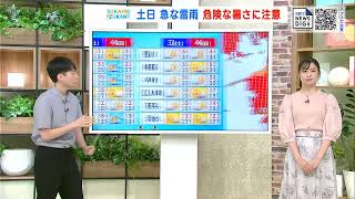 高知の天気　週末も危険な暑さが続く　午後は急な雷雨に注意　東杜和気象予報士が解説