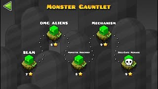 'Monster Gauntlet' Complete l Geometry dash 2.113