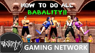 How To Do All BABALITYS On Mortal Kombat 2