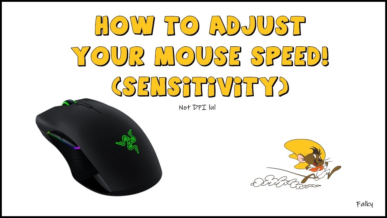 Tech Solutions | How To Adjust Your Mouse Sensitivity (CPI) Settings ...