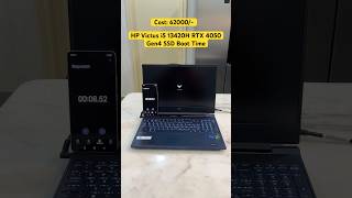 HP Victus 15 intel i5 13420H RTX 4050 boot time #hplaptop #gaminglaptop #hpvictus #gaming #laptop