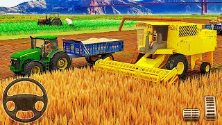 Real Tractor Farming Simulator 2018 - Harvester Tractor Driving - Android Gameplay