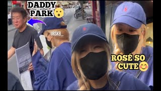 ROSÉ WERE SPOTTED IN PARIS WITH HER DADDY 😲 , ROSÉ AND DADDY PARK TOGETHER 🥺 !