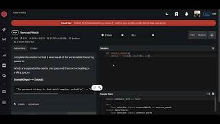 Codewars | Reversed Words | Python 8 kyu