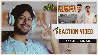 Reaction on DESI HAAN JI (Official Video) Ndee Kundu, Bintu Pabra | KP Kundu