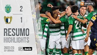 Highlights | Resumo: Sporting 2-1 Famalicão (Liga 22/23 #30)