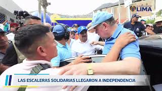 Inauguración de escaleras. 2 de febrero.