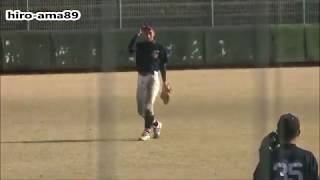 《中学硬式》  【ファインプレー】　竹内勝利左翼手（安佐ボーイズ）  【タイムリー】　20200224