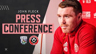 John Fleck | Press Conference | WBA v Sheffield United