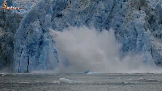 Shocking glacier wall collapse in alaska | glacier national park | franz josef glacier 2k17