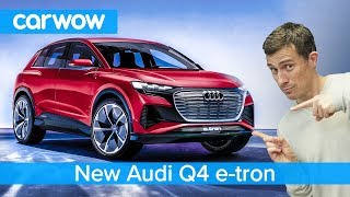 New Audi Q4 e-tron SUV 2020 - see why it's like a baby Tesla Model X