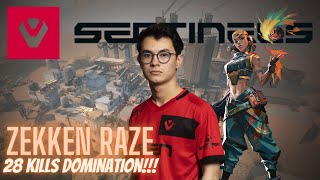 MVP Raze💥 Carrying!!! SEN zekken Raze💥 VOD! ft. Zellsis vs. inspire, gobera, pryze and Eggsterr