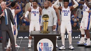 NBA 2K23 MyCareer: Will Smith wins game 7 of the NBA finals with the 76ers! #nba2k23 #ps5share