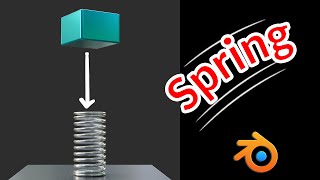 Rigid Body Spring Constraint Explained | Blender Tutorial