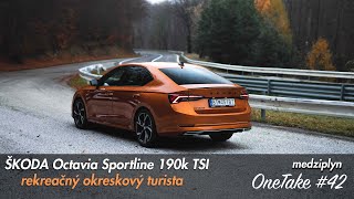 Škoda Octavia Sportline 2.0 TSI 190k 4x4 / Baby RS do každého počasia - Medziplyn Onetake #42