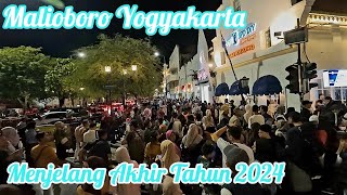 Walking Around UPDATE TERKINI Malioboro Jogja Malam Hari Tahun Baru 2025