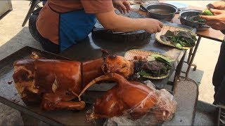 CHÓ QUAY LẠNG SƠN MỖI NGÀY CHỊ QUAY 5 CON KHÔNG ĐỦ BÁN TẠI NGÃ 4 CAO LỘC