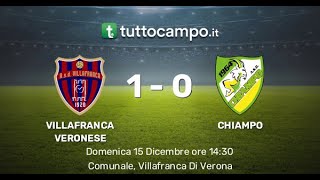 Villafranca-Chiampo 1-0