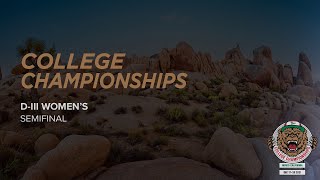 Portland vs. Carleton-Eclipse | D-III Women's Semifinal | College Championships 2021