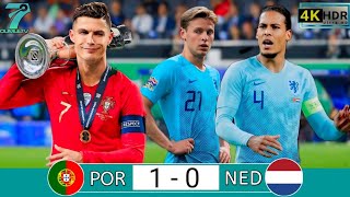 RONALDO WON THE TROPHY AGAINST VAN DIJK IN UEFA NATIONS LEAGUE FINAL 2019