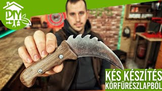 Kés készítés körfűrészlapból! | Green Cottage DIY