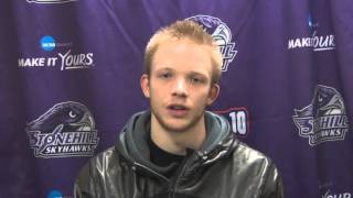 Stonehill Men's Basketball Postgame vs. American International