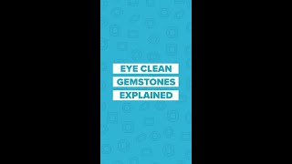 Eye Clean Gemstones Explained 💎🧐 #moissanite #diamonds  #gemstones #jewelry #jewelryaddict