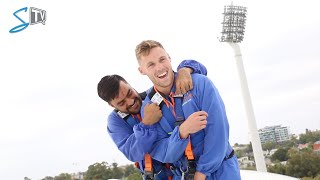 Rashid and Salt climb Adelaide Oval: Extended edition