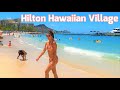 [4K] HAWAII - HILTON HAWAIIAN VILLAGE w/Luau - The best Waikiki resort for a family getaway!