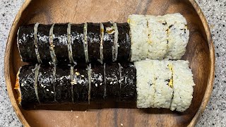 자꾸만 손이 가는 김밥편 @kyuliang  ​⁠ #gimbap #kimbap #계속집어먹게되네