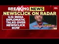 india us diplomatic talks over newsclick raid row says unaware of underlying issues in the case